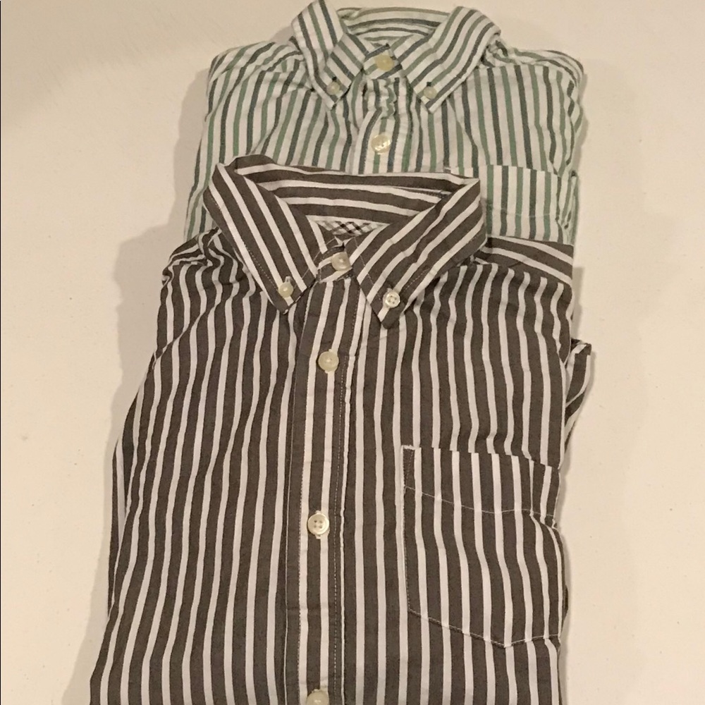 COPY - Button Down Shirts (2) - Boys Size 10/12